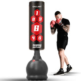 Black 5.5ft Heritage Black Free-Standing Punchbag